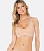 BOODY Bamboe vormgevende crop beha met padding - Roze
