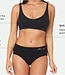 BOODY Bamboe vormgevende crop beha met padding - Roze