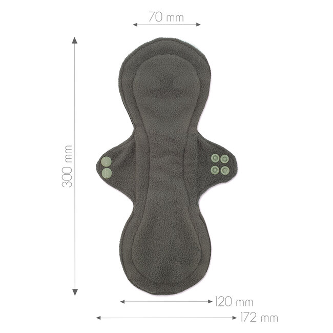 Bamboo Washable Panty Liners - Set of 5 - Heavy Flow - Bambaw