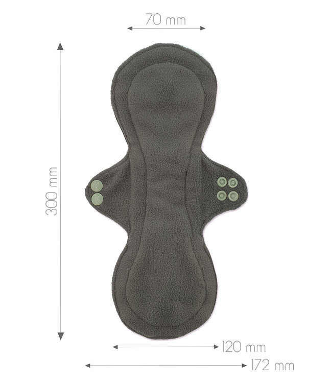 Bamboe Wasbare Inlegkruisjes - Set van 5 - Heavy Flow  - Bambaw