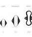 5 Pack - Wasbare Inlegkruisjes - Light Flow - Small - Bambaw