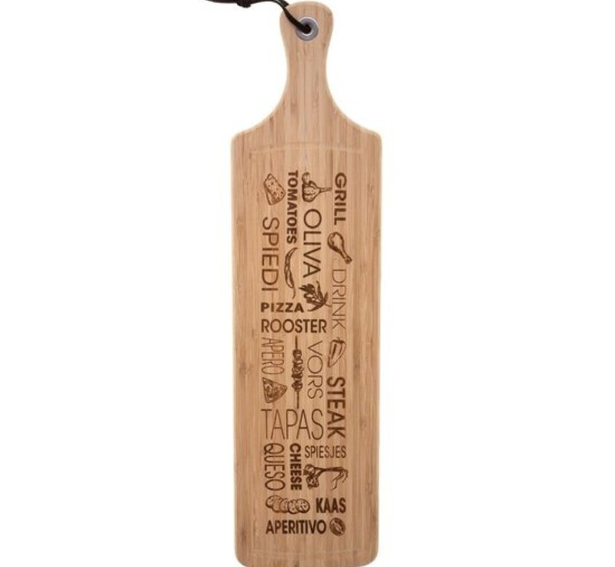 Bamboo XL Decorative Serve Plank - 59 x 15 cm