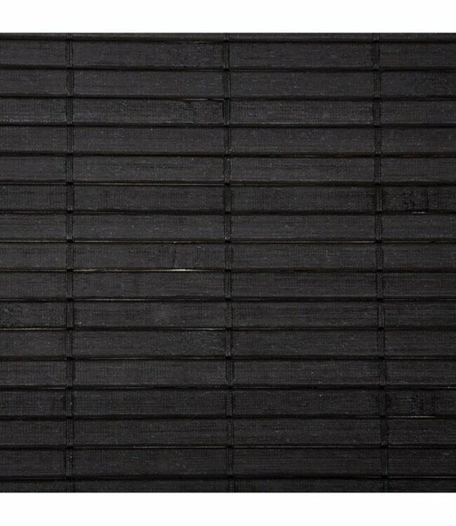 Black bamboo laundry basket - 40 x 30 x 50 cm - 60 liters