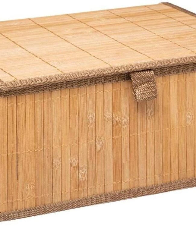 Natuurlijke bamboe mandjes 3-delig  van het merk Five®