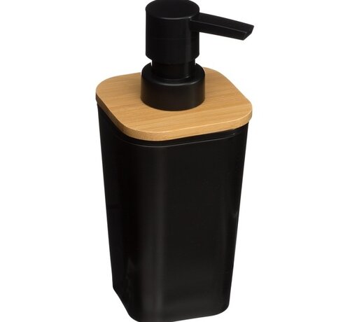 5Five Bamboo soap dispenser - 2 pieces - Black - 500 ml