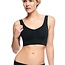Bamboo Basics - Vormgevende Crop Beha -Zwart - Nova