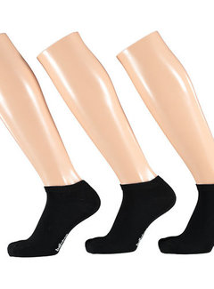 Sokken Apollo - Sneaker socks Seamless - 3 Pack - Black