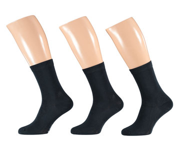 Sokken Apollo Bamboo Business Socks - Navy Blue- 3 Pack