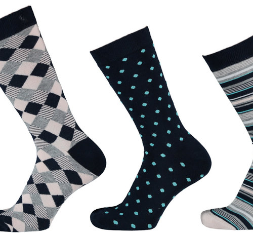 Apollo Apollo Women's Thermo Socks - Fashion Print - 3 Pack