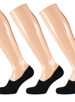 Sokken Apollo - Women's No-Show socks - 3 Pack - Black