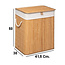 Naturel bamboe wasmand -  40 x 30 x 50 cm - 60 liter
