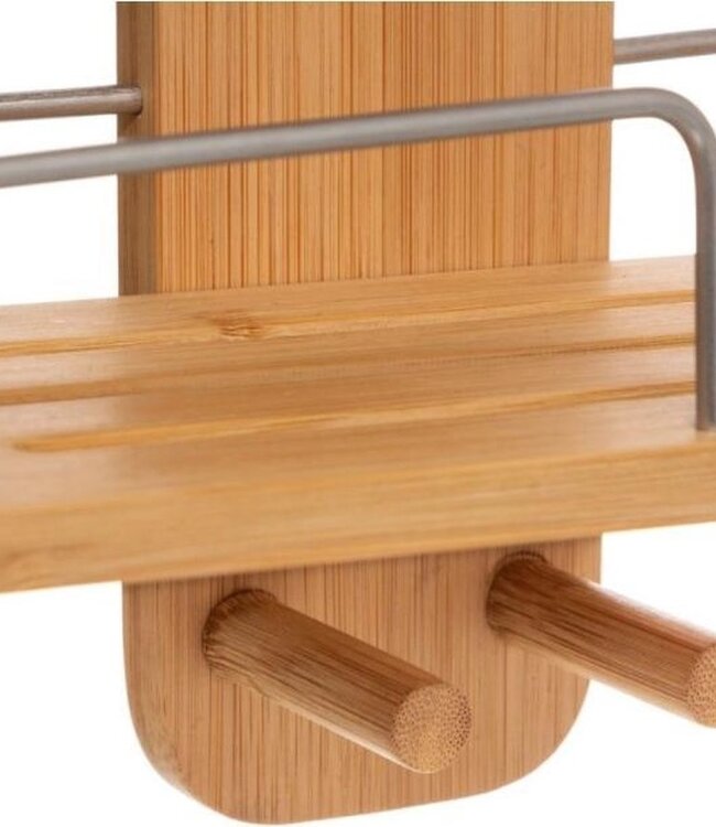 Shower rack from Bamboo - without drilling - Atmosphere