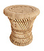 Side tables of Bamboo & Hemp - Ibiza Boho style - Natural