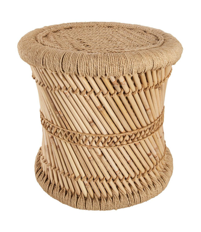 Krukjes van Bamboe & hennep -  Ibiza Boho stijl - Naturel