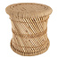 Side tables of Bamboo & Hemp - Ibiza Boho style - Natural