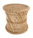 Side tables of Bamboo & Hemp - Ibiza Boho style - Natural