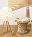 Side tables of Bamboo & Hemp - Ibiza Boho style - Natural