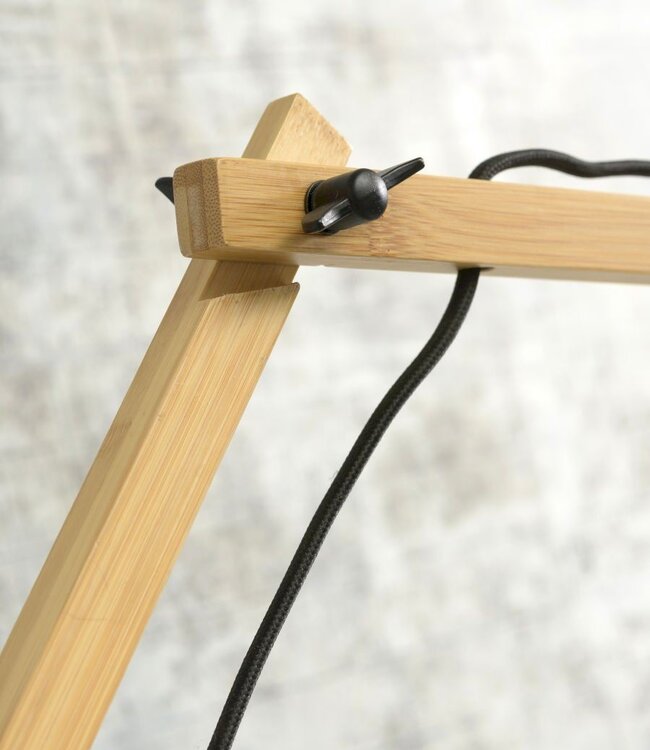 Bamboo wall lamp Kalimantan - Good&Mojo - H 70 x W 112 x Ø 60 cm