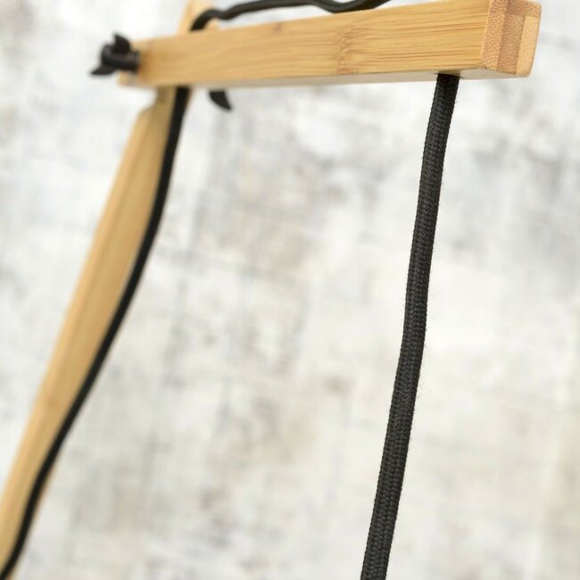 Bamboo wall lamp Kalimantan - Good&Mojo - H 70 x W 112 x Ø 60 cm