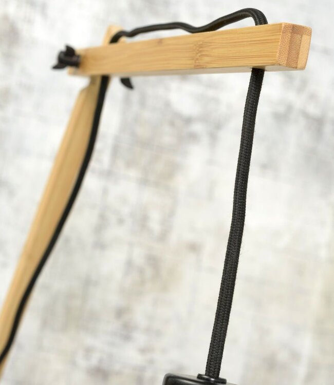 Bamboe Wandlamp Kalimantan - Good&Mojo - H 70 x B 112 x Ø 60 cm