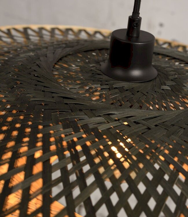 Bamboo wall lamp Kalimantan - Good&Mojo - H 70 x W 112 x Ø 60 cm