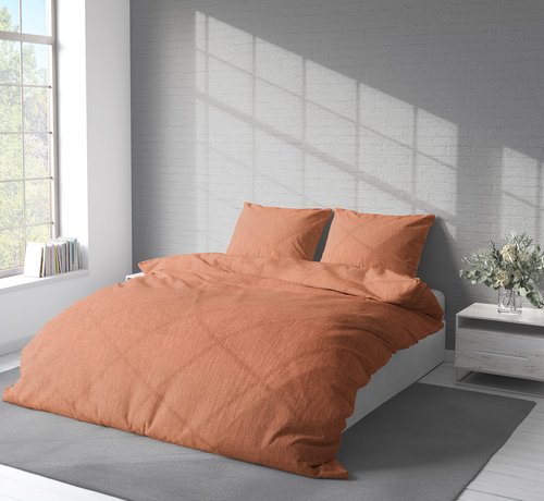 Zensation Bamboo Touch Housse de couette Bamboo Touch - Comprend 2 x taies d'oreiller - Orange