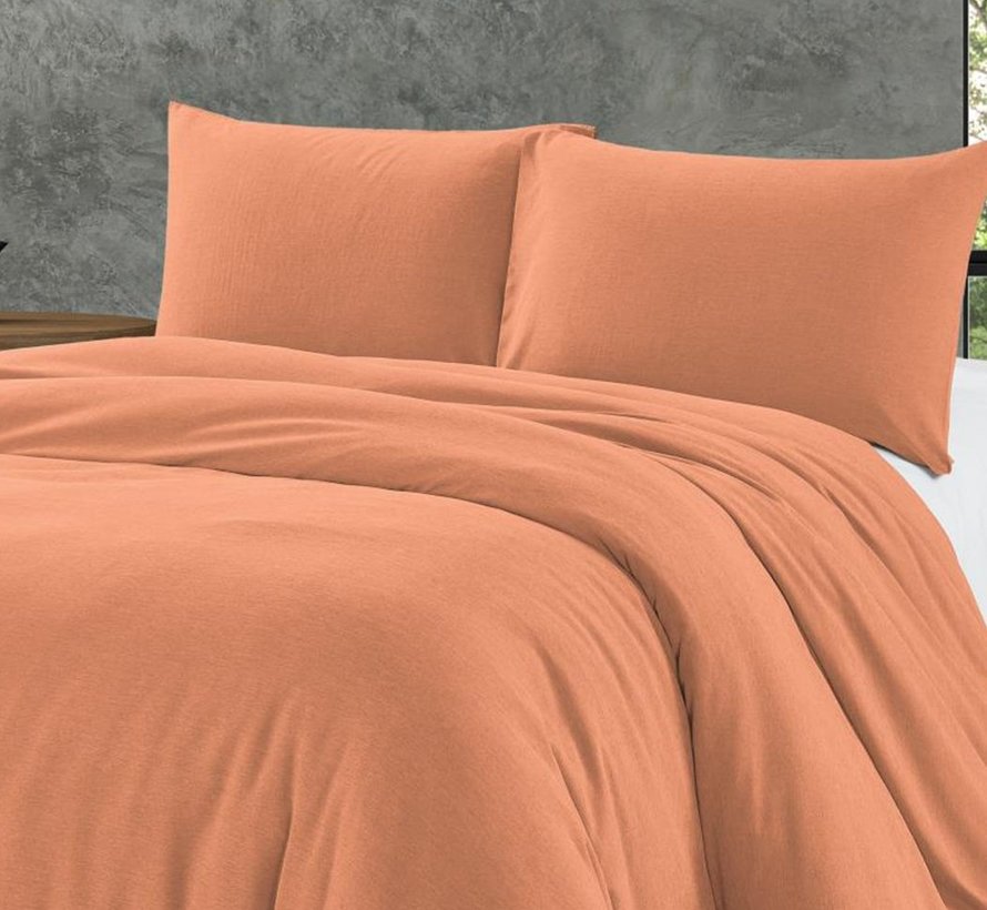 Housse de couette Bamboo Touch - Comprend 2 x taies d'oreiller - Orange