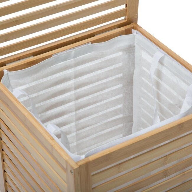 Bamboe wasmand - Sicela -100 Liter - H 58 x B 40 x D 40 cm