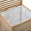 Bamboo laundry basket - Sicela - 100 Liter - H 58 x W 40 x D 40 cm