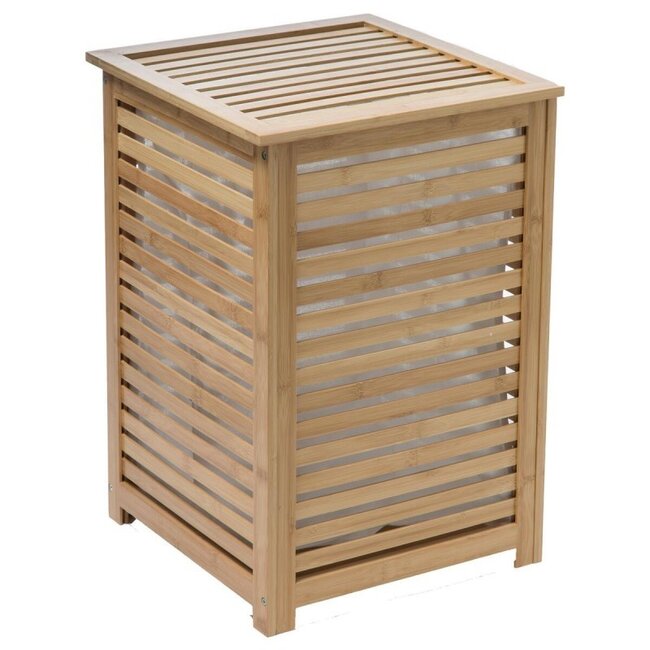Bamboe wasmand - Sicela -100 Liter - H 58 x B 40 x D 40 cm