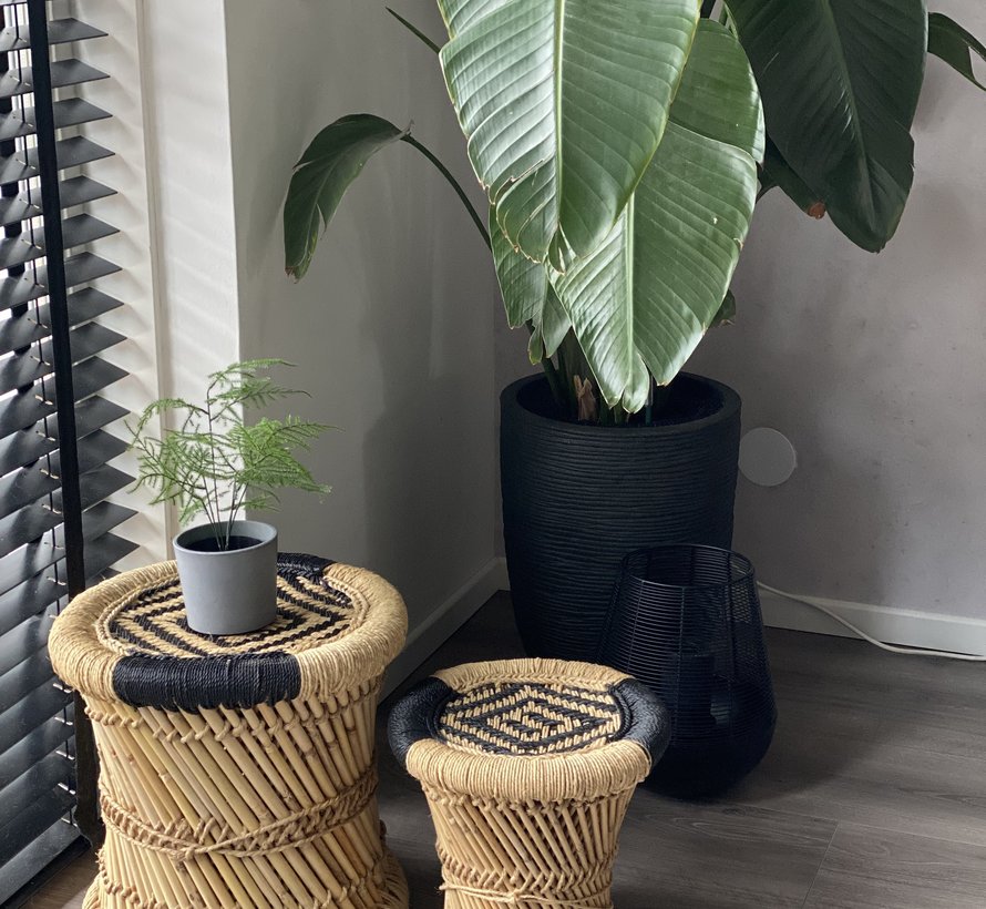 Side tables from Bamboo & Hemp - Natural & Black