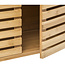 Wastafel Onderkast Sicela – Bamboe Badmeubel met 2 Deuren – 60x28x80 cm
