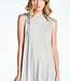 Soft Bamboo plain round neck swing dress