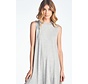 Soft Bamboo plain round neck swing dress