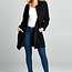 Zwarte jas met zakken gemaakt van 100% Lyocell - Renee collection