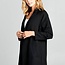 Zwarte jas met zakken gemaakt van 100% Lyocell - Renee collection