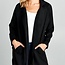 Black jacket with pockets made of 100% Tencel