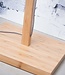 Vloerlamp Andes - Good&Mojo - H 175 x B 70 x Ø 47 cm - Bamboe met linnen kap