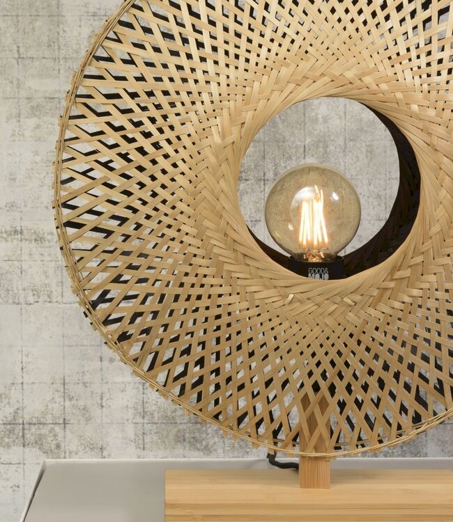 Table lamp vertical Kalimantan - Good&Mojo - Textile/Black