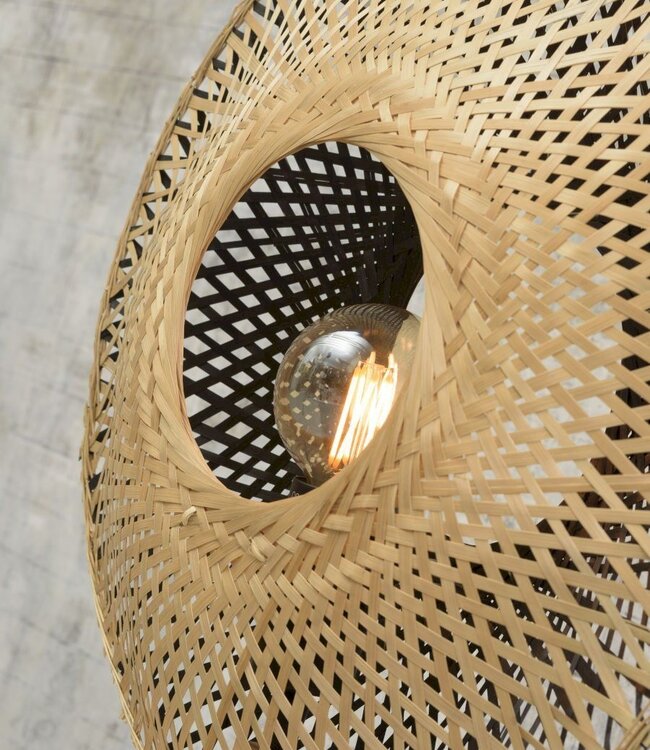 Table lamp vertical Kalimantan - Good&Mojo - Textile/Black