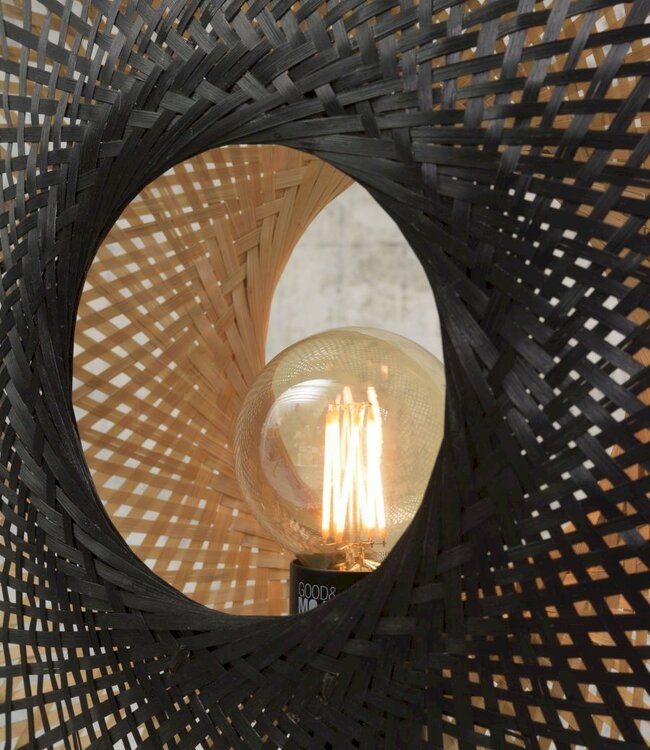 Table lamp vertical Kalimantan - Good&Mojo - Textile/Black