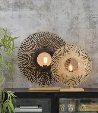 Good & Mojo Table lamp vertical Kalimantan - Good&Mojo - Textile/Black