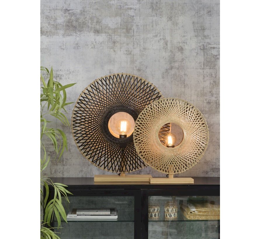 Table lamp vertical Kalimantan - Good&Mojo - Textile/Black