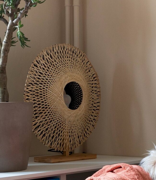 Table lamp vertical Kalimantan - Good&Mojo - Textile/Black