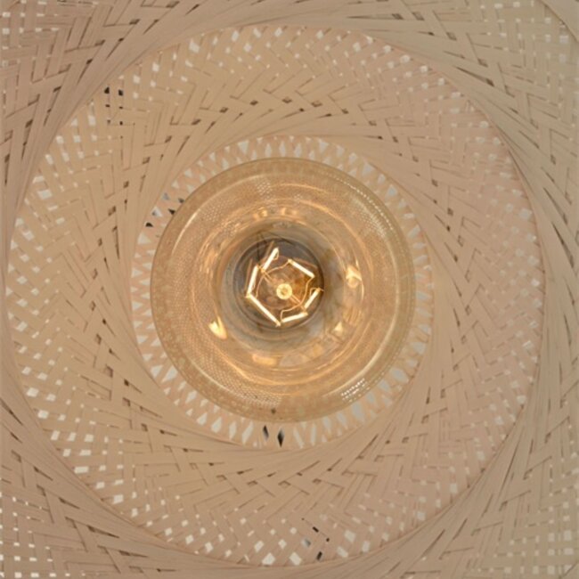 Hanglamp Palawan - Good&Mojo  - Bamboe - Verkrijbaar in Naturel/Zwart en Wit