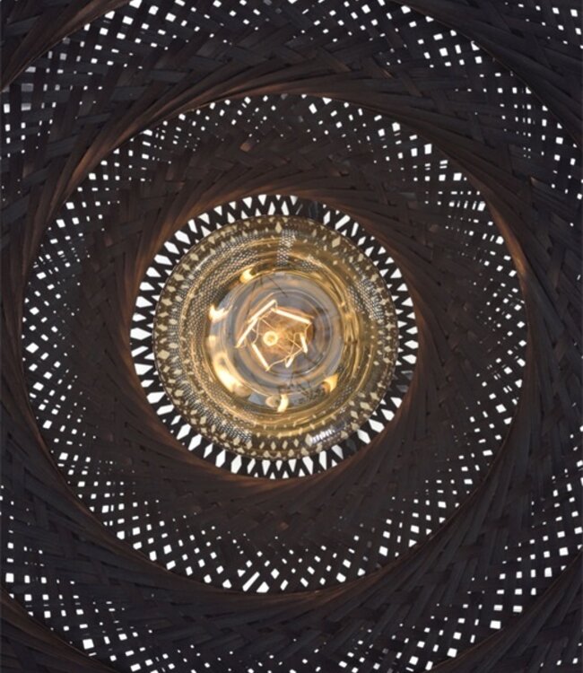 Hanglamp Palawan - Good&Mojo  - Bamboe - Verkrijbaar in Naturel/Zwart en Wit