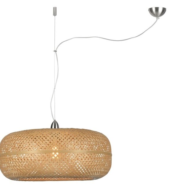 Hanglamp Palawan - Good&Mojo  - Bamboe - Verkrijbaar in Naturel/Zwart en Wit