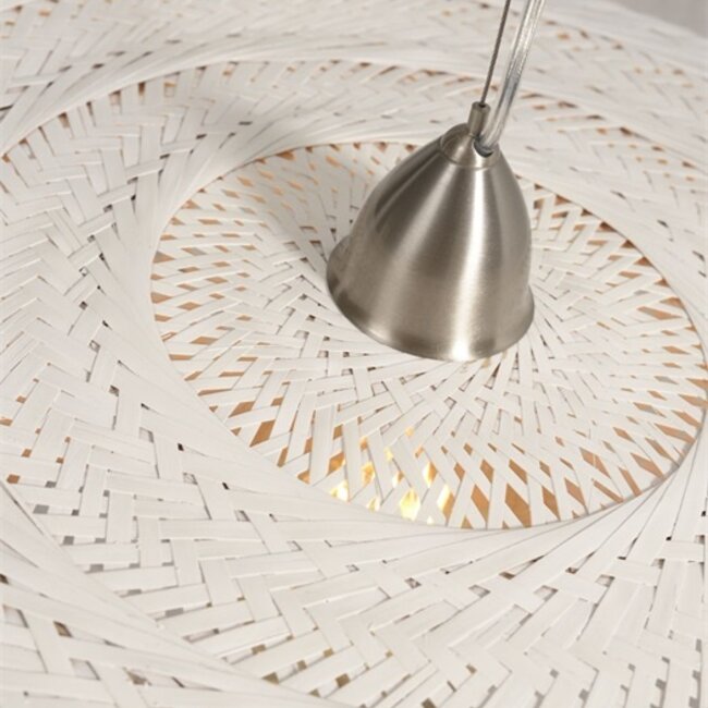 Hanglamp Palawan - Good&Mojo  - Bamboe - Verkrijbaar in Naturel/Zwart en Wit