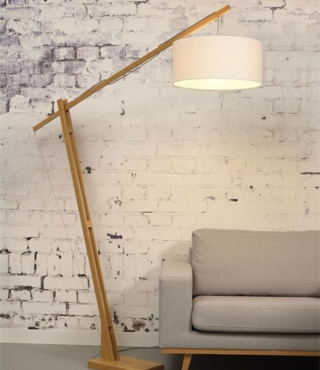 Floor lamp montblanc - Good&Mojo - Bamboo/linen