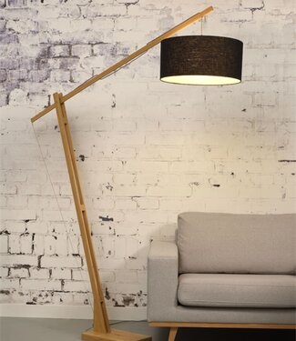 Good & Mojo Vloerlamp Montblanc - Good&Mojo - Bamboe/linnen